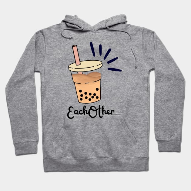 Made For Each Other Cookies and Milk Hoodie by Nutrignz